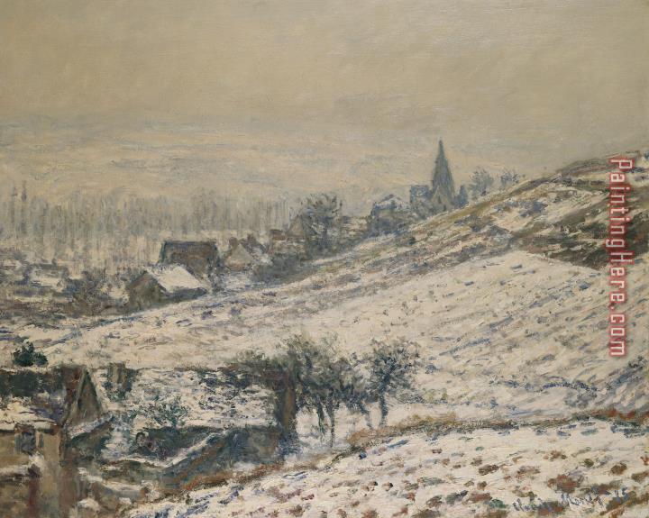 Claude Monet Winter In Giverny